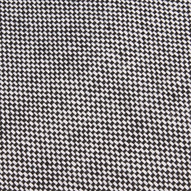 Black Tweed Linen Stitching Pocket Square