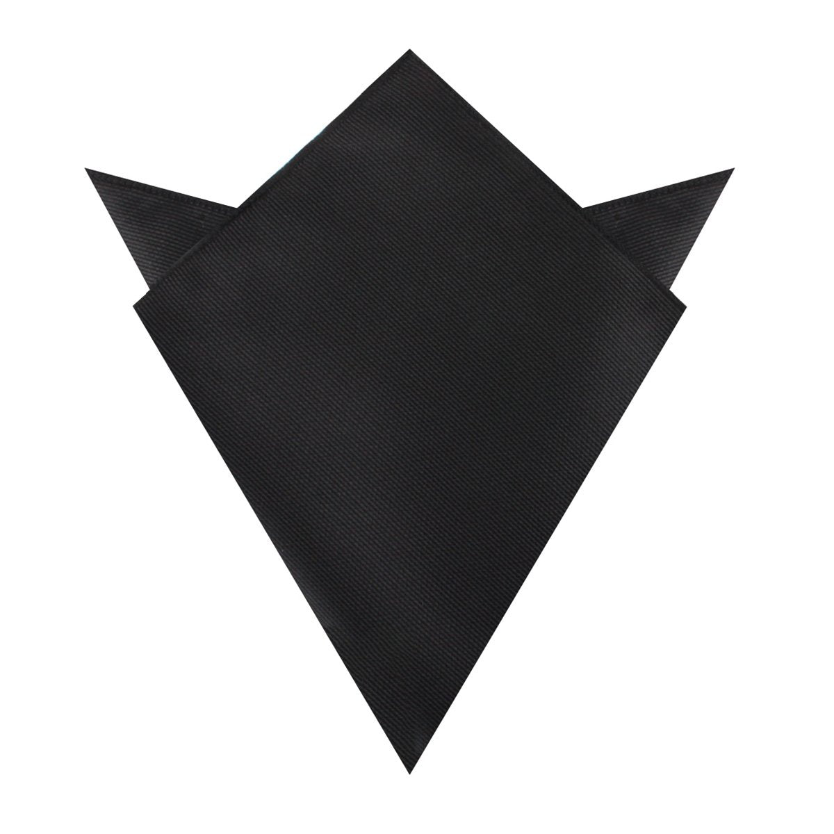 Black Weave Pocket Square