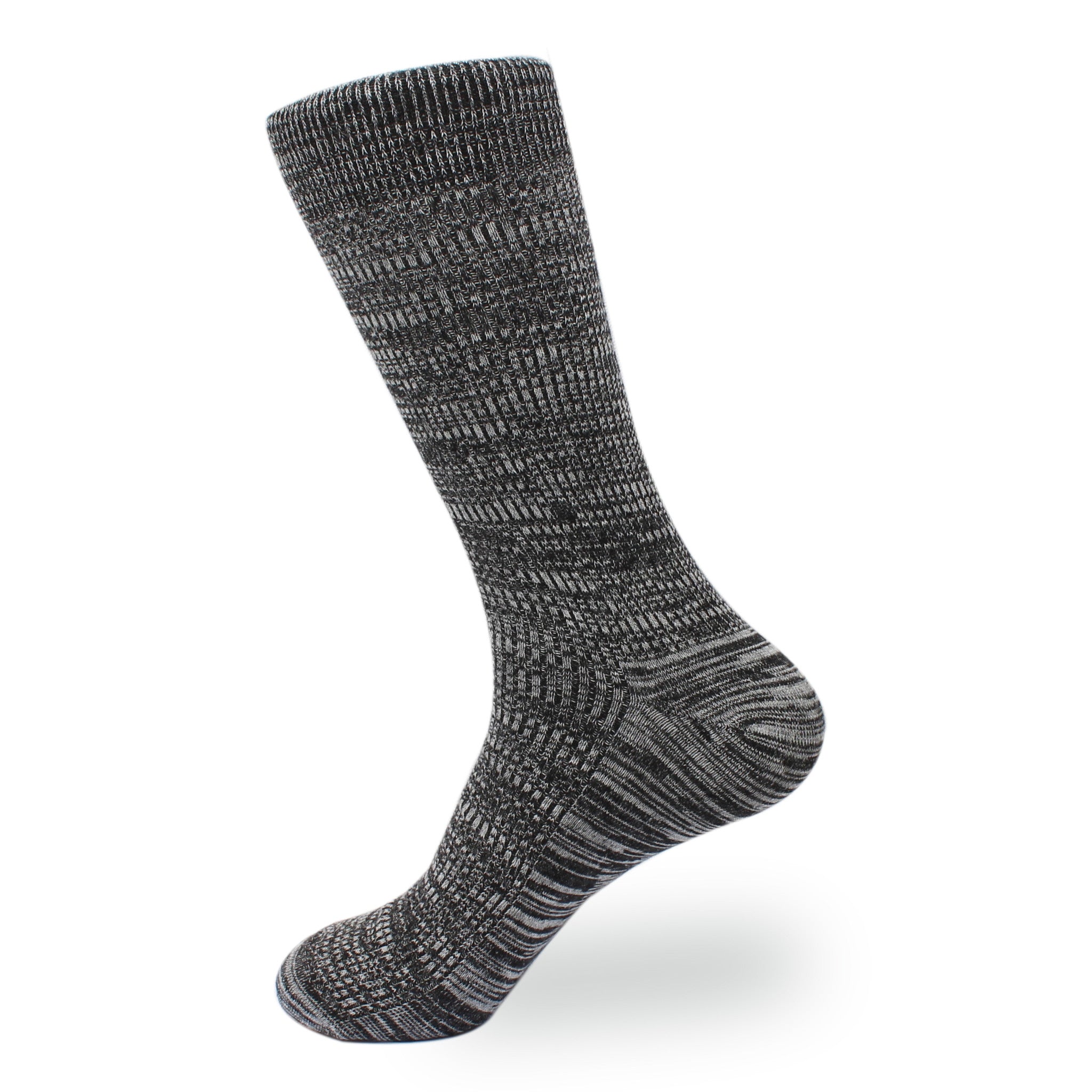Black & White Cotton-Blend Socks