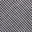 Black & White Houndstooth Cotton Fabric Skinny Tie C164