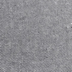 Black & White Twill Stripe Linen Pocket Square