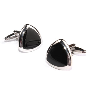 Black and Silver Avengers Shield Cufflinks