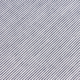 Black and White Pinstripe Cotton Pocket Square