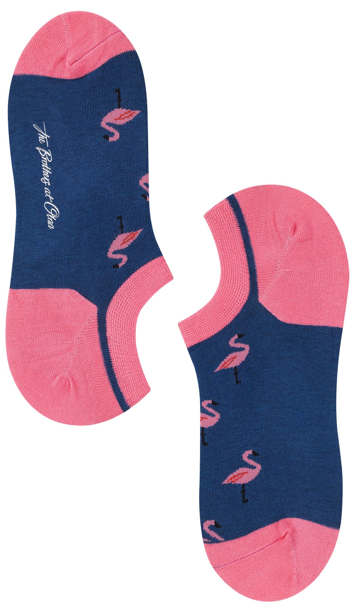 Blue Island Flamingo Low Cut Socks