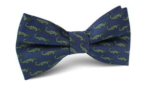Blue Crocodile Dundee Bow Tie