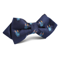 Blue Donkey Diamond Bow Tie
