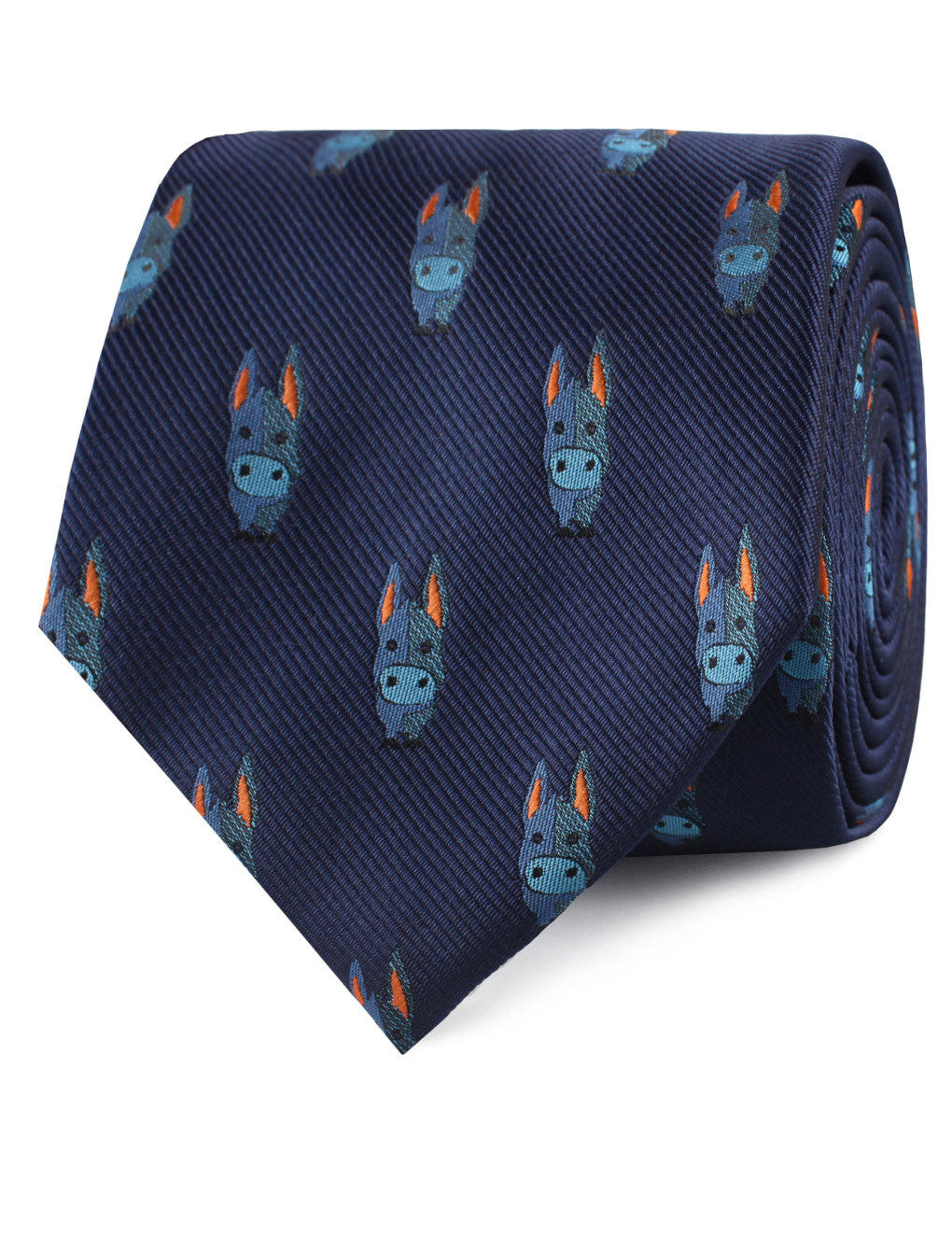 Blue Donkey Necktie