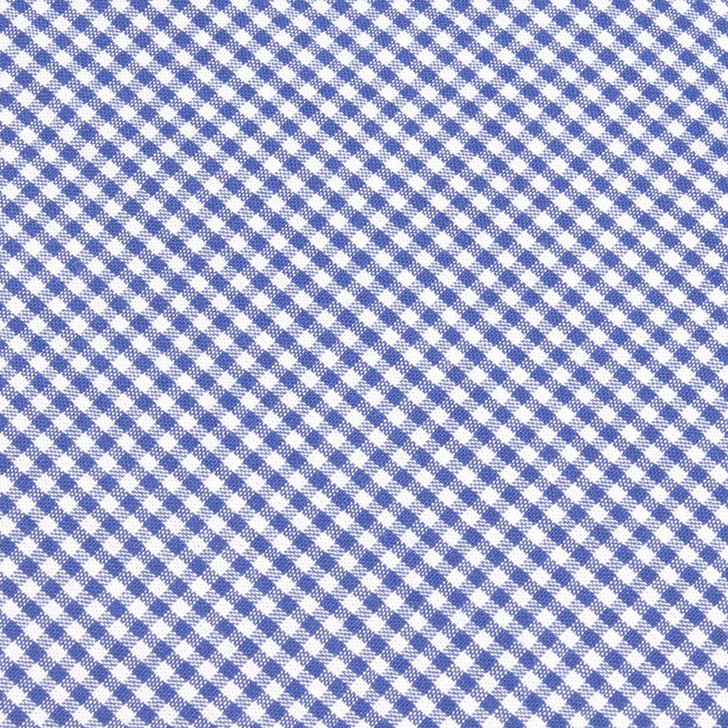 Blue Gingham Cotton Fabric Bow Tie C022