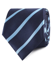 Blue Pencil Stripe Necktie