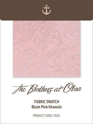 Fabric Swatch (Y020) - Blush Pink Khamsin