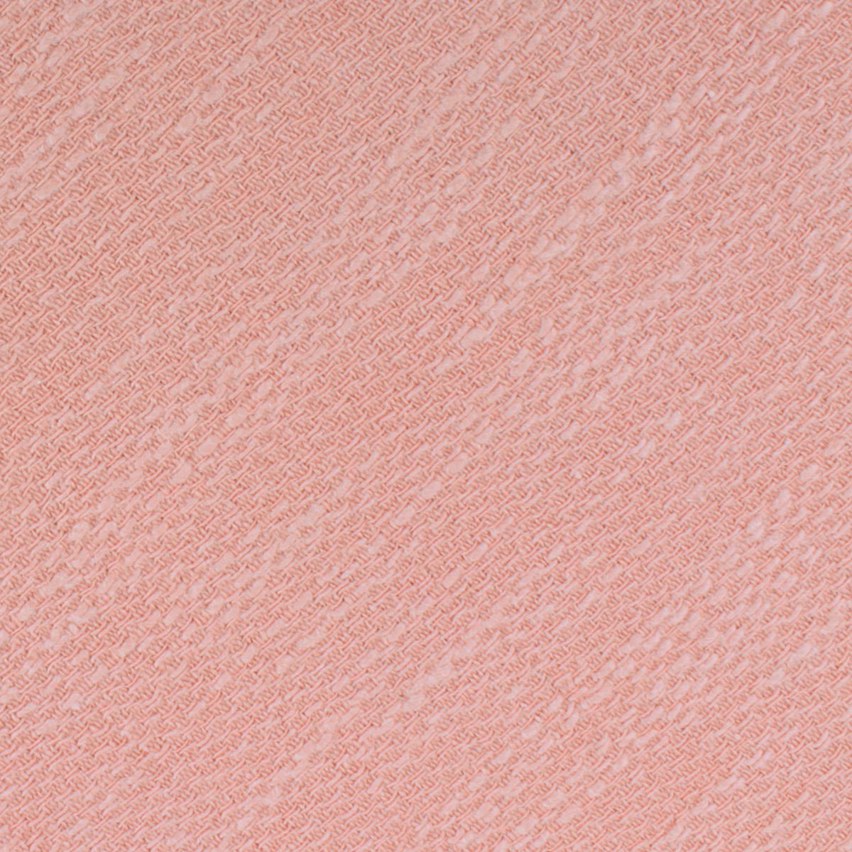 Blush Flamingo Pink Linen Skinny Tie Fabric