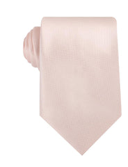 Blush Pink Basket Weave Necktie