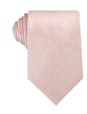 Blush Pink Houndstooth Necktie