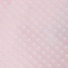 Blush Pink Mini Polka Dots Bow Tie Fabric