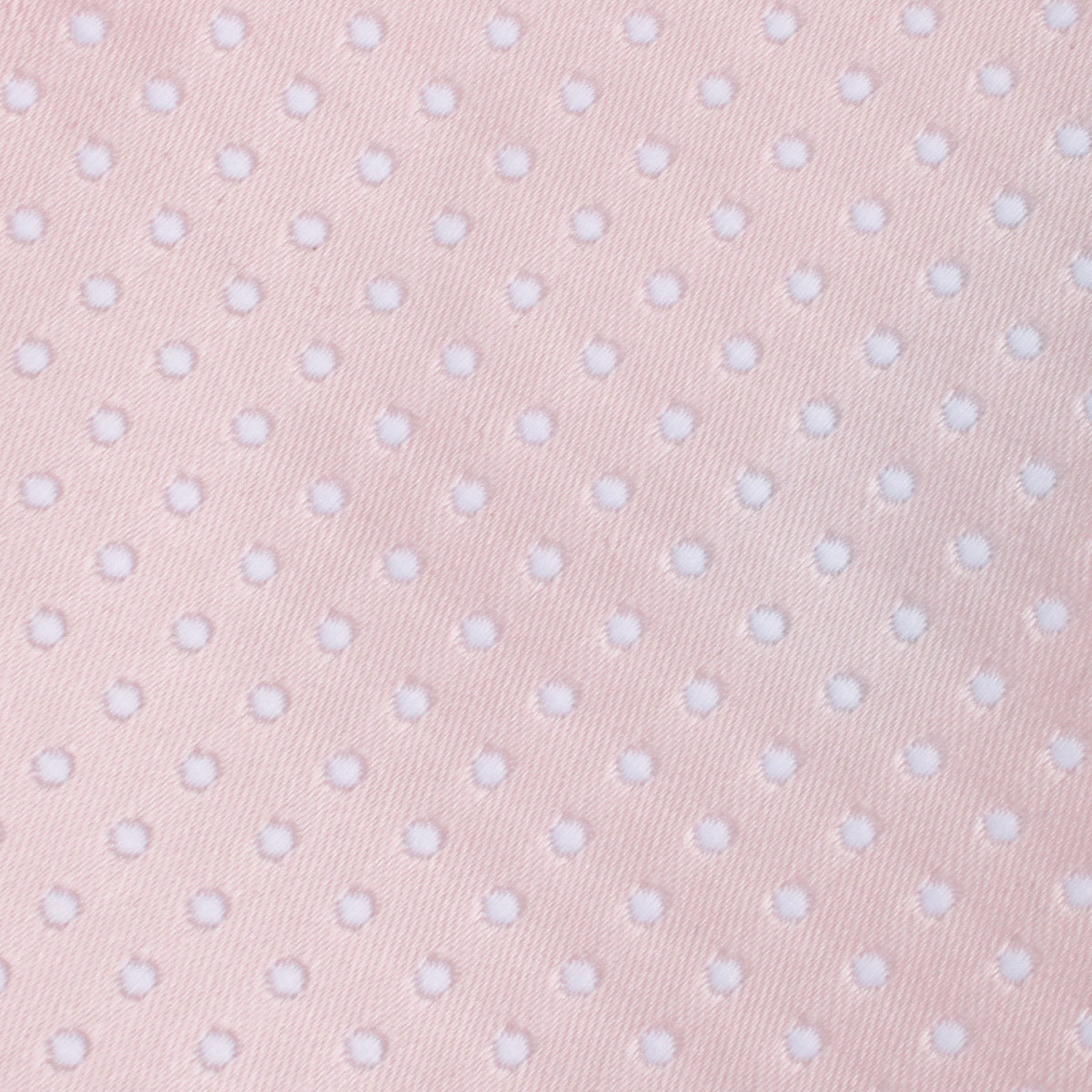 Blush Pink Mini Polka Dots Pocket Square Fabric