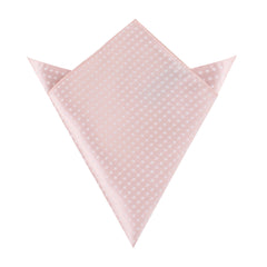 Blush Pink Mini Polka Dots Pocket Square