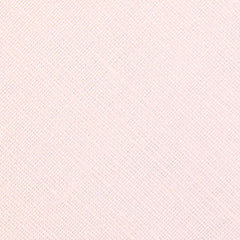 Blush Pink Slub Linen Fabric Skinny Tie L169