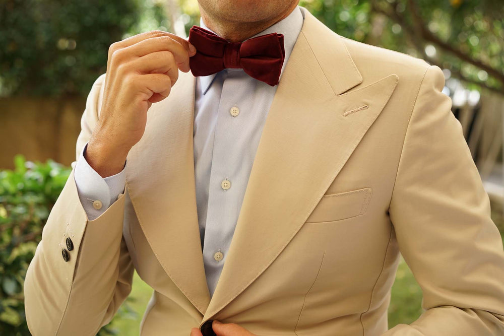 How To Tie a Velvet Bow Tie - shop