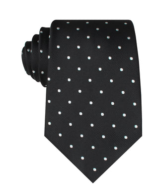 Bond Black Polka Dots Necktie