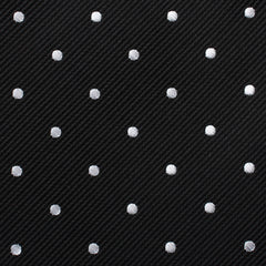 Bond Black Polka Dots Necktie Fabric