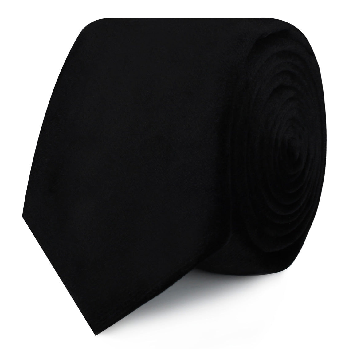 Bond Black Velvet Skinny Tie Roll