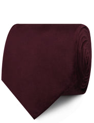Bond Burgundy Velvet Necktie Roll