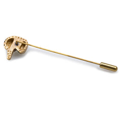 Brass Duck Lapel Pin for Mens