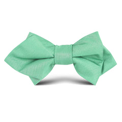 Brazilian Green Kids Diamond Bow Tie