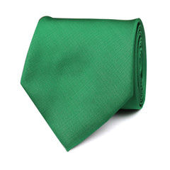 Brazilian Green Necktie Front View