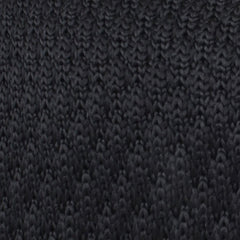 Brooklyn Black Knitted Tie Fabric