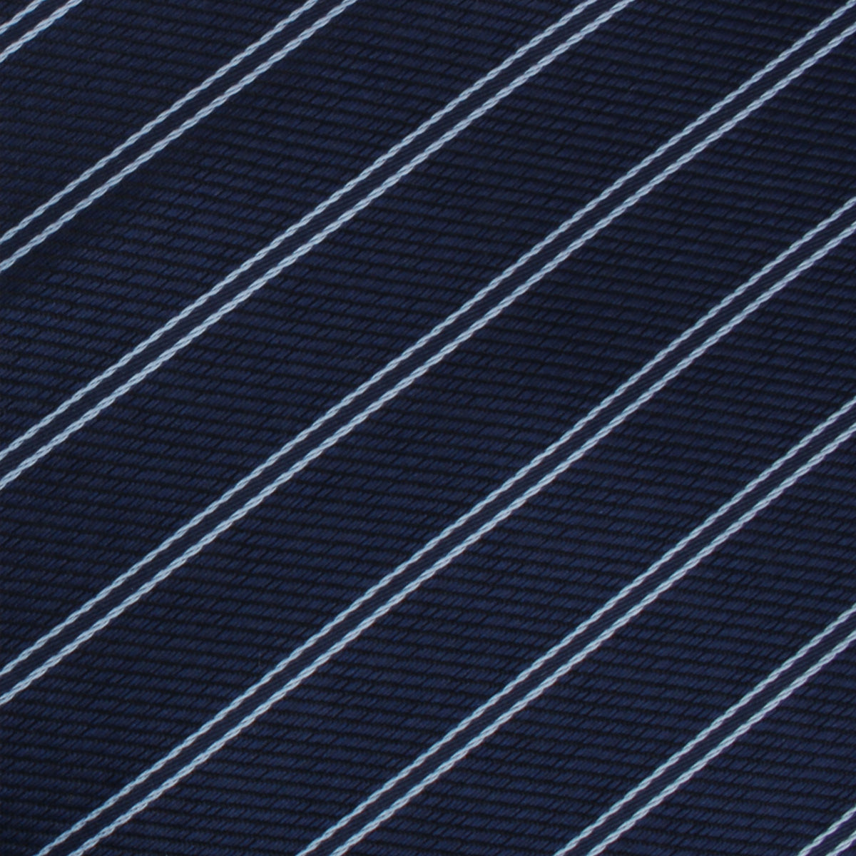 Brooklyn Navy Blue Striped Kids Bow Tie Fabric