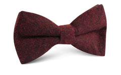 Brooklyn Burnt Red Bow Tie