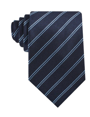 Brooklyn Navy Blue Striped Necktie