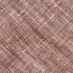 Brown Linen Chambray Fabric Necktie L038