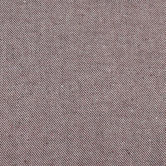 Brown & White Twill Stripe Linen Fabric Necktie L187