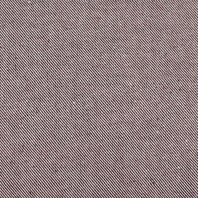 Brown & White Twill Stripe Linen Pocket Square