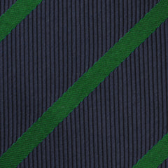 Brunswick Green Striped Necktie Fabric