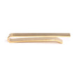 Brushed Gold Square Clasp Tie Bar