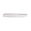 Brushed Silver Square Clasp Tie Bar