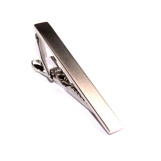 Brushed Silver Tie Bar