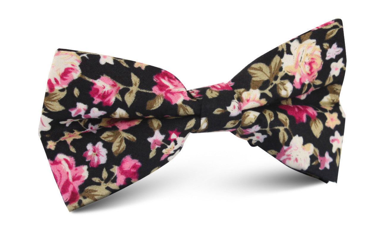 Bucharest Blossom Floral Bow Tie