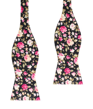 Bucharest Blossom Floral Self Bow Tie