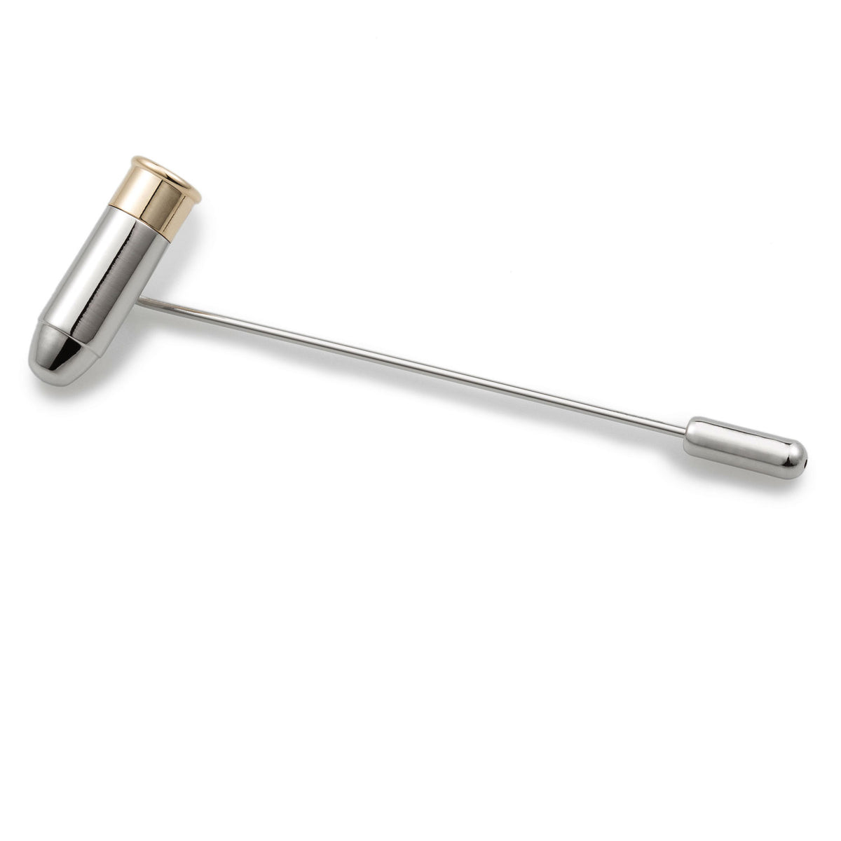 Bullet Lapel Pin | Ammunition Gun Silver Gold Metal Suit Lapel Pins | OTAA