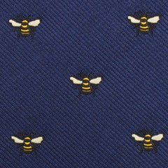 Bumble Bee Fabric Mens Bow Tie