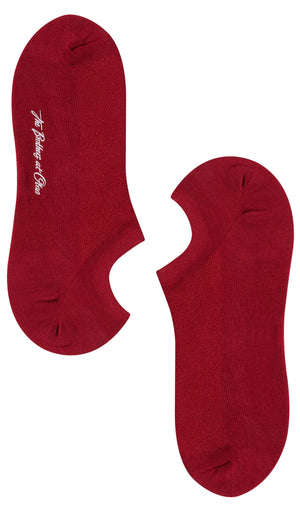 Burgundy Low-Cut Socks