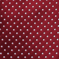 Burgundy Mini Polka Dots Necktie Fabric