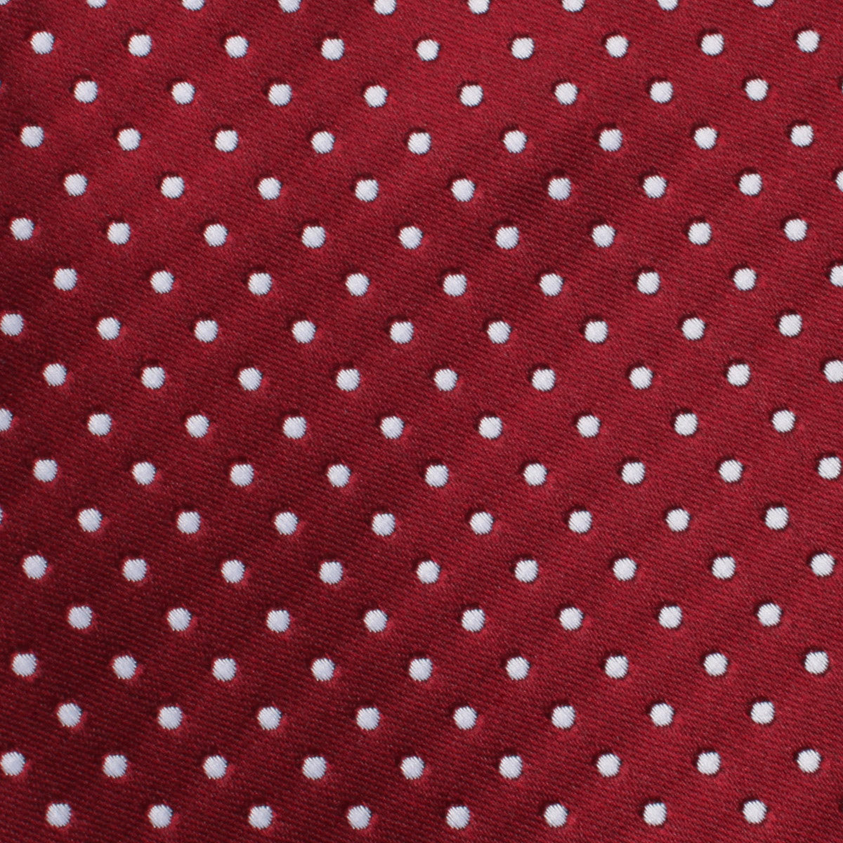 Burgundy Mini Polka Dots Self Bow Tie Fabric