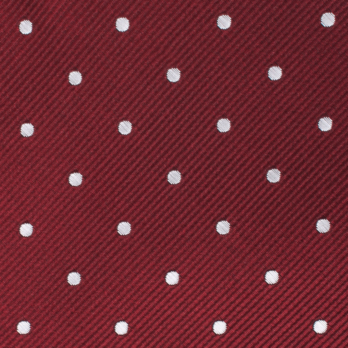 Burgundy Polka Dots Bow Tie Fabric