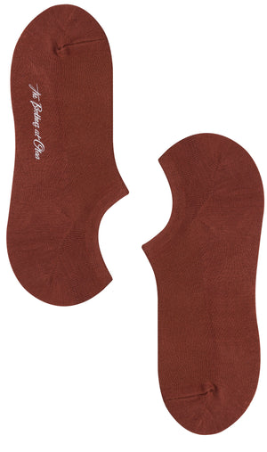 Burnt Golden Brown Low-Cut Socks