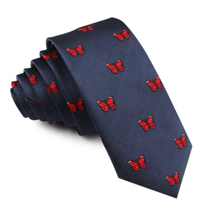 Butterfly Skinny Tie